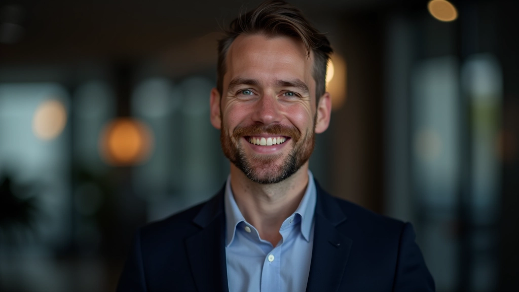 Jelle, paneldiscussie expert, professioneel portret in business setting